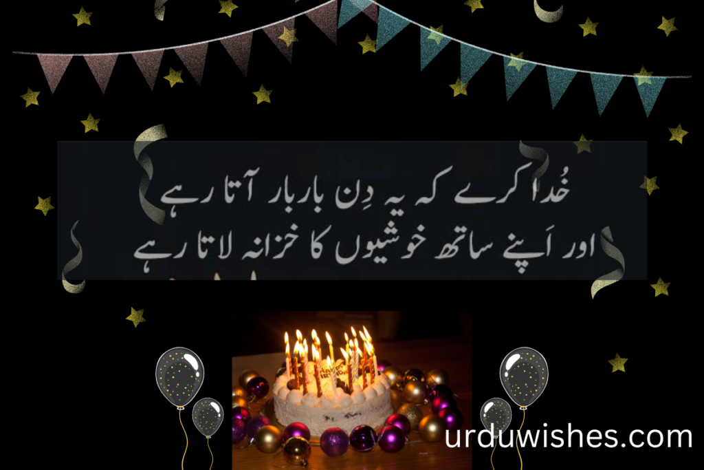 Happy Birthday Wishes in Urdu